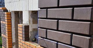 Фасады домов из кирпича в Серове: качественная кладка от 1128 рублей